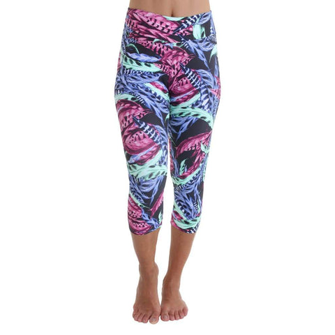 Capri Legging Plumage - Leggings