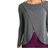Fresh Long Sleeve Grey - Tops