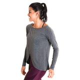 Fresh Long Sleeve Grey - Tops
