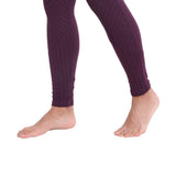 Jacquard Legging Grape - Leggings