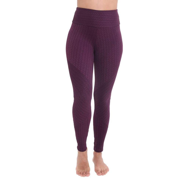 Jacquard Legging Grape - Leggings