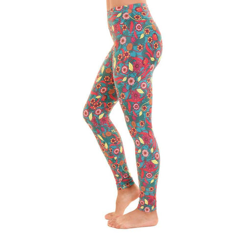 Om Legging Flower Garden - Leggings
