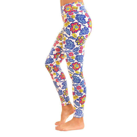 Om Legging Gold Magnolias - Leggings