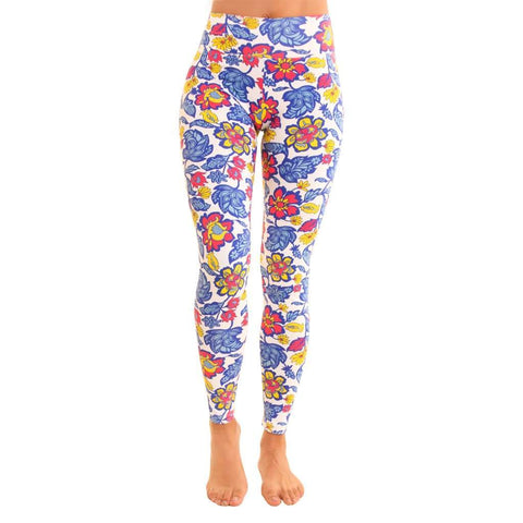 Om Legging Gold Magnolias - Leggings