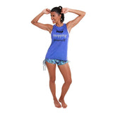 Stop Stopping Yourself Muscle Tank Iii Royal Blue - Tanks