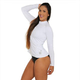Sun Away Long Sleeve White - Tops