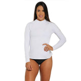 Sun Away Long Sleeve White - Tops