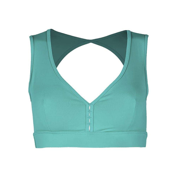 Tear Drop Bra Green - Bras