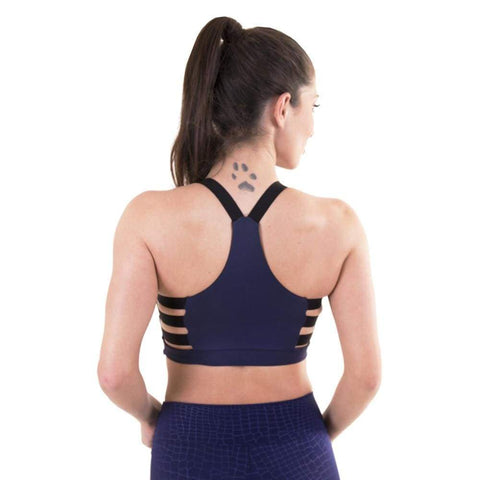 Turn Me Over Bra Snake Navy - Bras