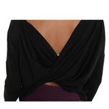Twist And Shout Long Sleeve Black - Tops