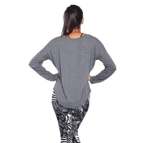 Zen Long Sleeve Grey - Tops